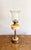 Metal Antique Edwardian Brass Oil Lamp with Glass Shade, 1900s For Sale - Image 7 of 10