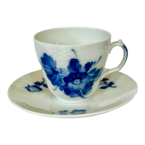 Royal Copenhagen "Blue Flower Braided" Demitasse Cup and Saucer