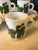 Vintage Hazel Atlas "Flower Power" Milk Glass Coffee Mugs '60s - Mid-Century Retro - Set of 4 For Sale - Image 6 of 17