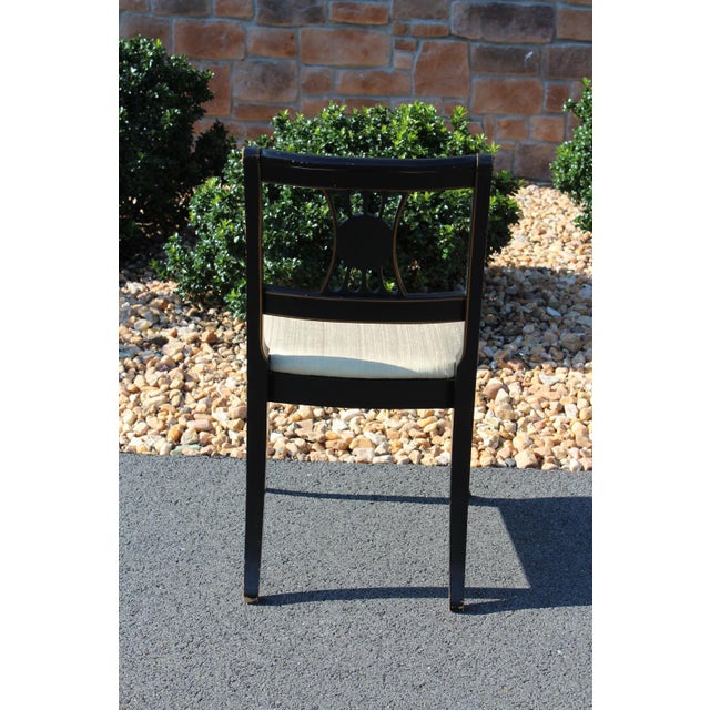 1940s Union National Chinoiserie Dining Room Chairs—Set of Three For Sale - Image 6 of 18