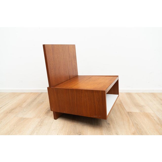 Wood EU11 Nightstand by Cees Braakman for Pastoe, 1950s For Sale - Image 7 of 9