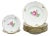 Meissen "Pink Rose" Porcelain Plates, 9 For Sale