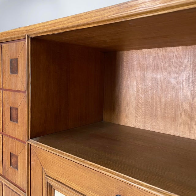Italian Sideboard in Wood with Polychrome Decorative Tiles from Gio Ponti, 1930s For Sale - Image 6 of 18