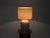 Mid-Century Italian Cream Ceramic and Brass Table Lamp from Tommaso Barbi, 1970s For Sale - Image 12 of 18