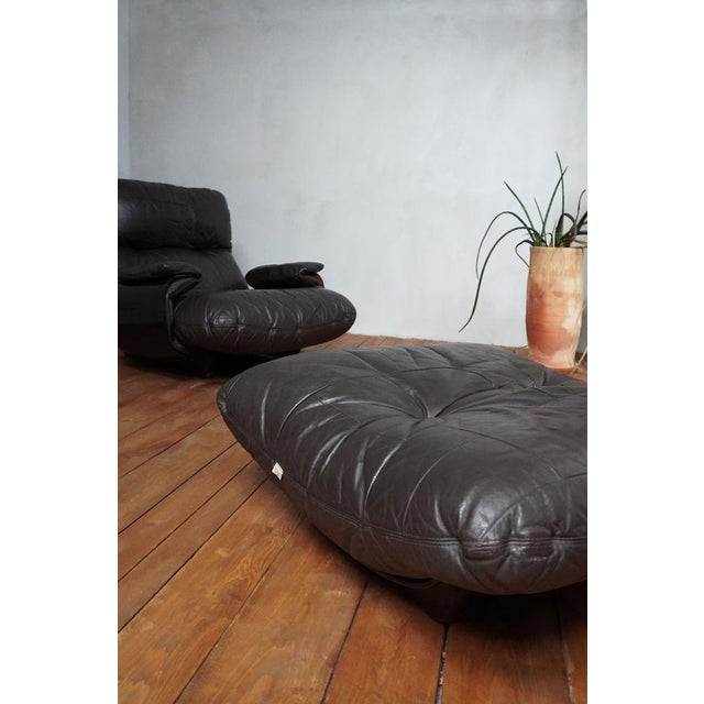 Set of Vintage Lounge Chair and Ottoman by Michel Ducaroy for Ligne Roset, 1970 For Sale - Image 17 of 18