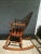 Chestnut Antique Handmade Windsor Spoon-Spindled Rocking Chair For Sale - Image 8 of 13