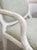 These Acanthus Chairs reimagined in a matte white finish and newly upholstered in a subtle green fabric. The set includes...