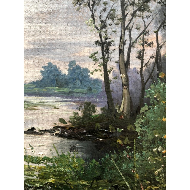 Giuseppe Zago, the Little Gray House, 1890s, Oil on Canvas For Sale - Image 4 of 9