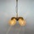 Wood Wood & Glass Ceiling Lamp, Czechoslovakia, 1970s For Sale - Image 7 of 10
