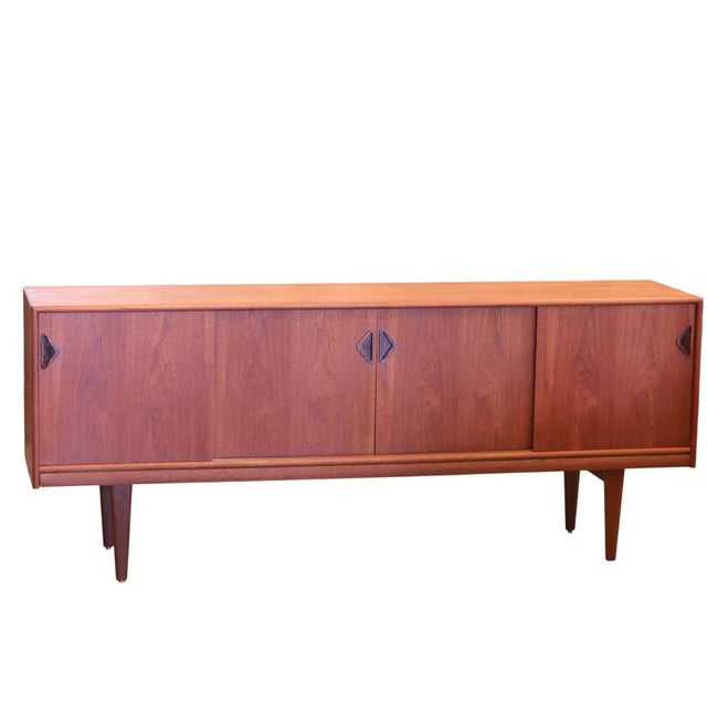 Mid-Century Modern Danish Teak Sideboard with Bar and Sliding Doors from Gern, 1960s For Sale - Image 3 of 18