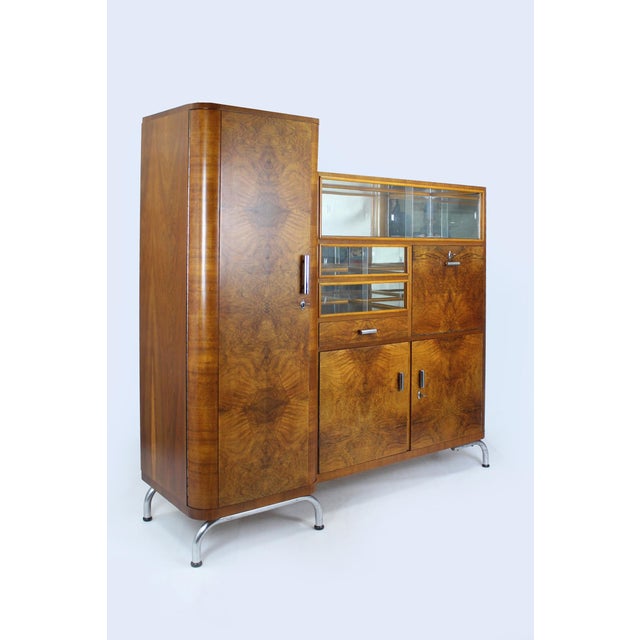 Bauhaus Office Cabinet by Robert Slezak for Slezak, Czechoslovakia, 1930s For Sale - Image 9 of 18