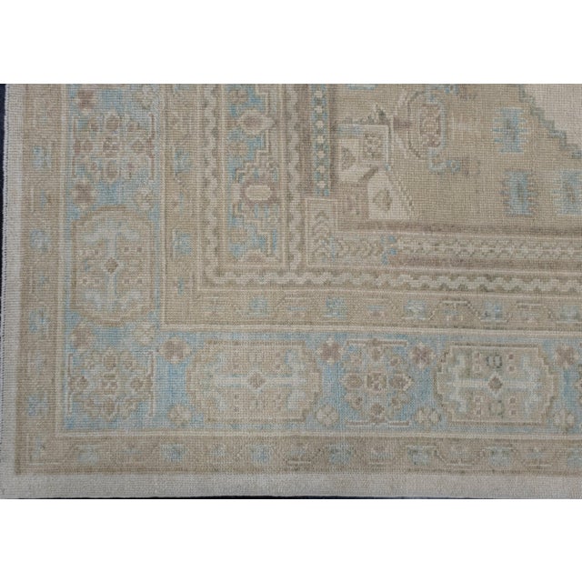 Turkish Antique Look Oushak Rug 8'6" x 10'5" For Sale - Image 4 of 8