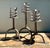 Vintage Hammered Wrought Iron Cage Candlesticks - Set of 3 For Sale - Image 9 of 12