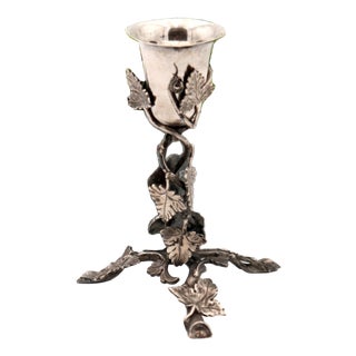 Silver Toothpick Holder with Chalice For Sale