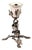 Silver Toothpick Holder with Chalice For Sale
