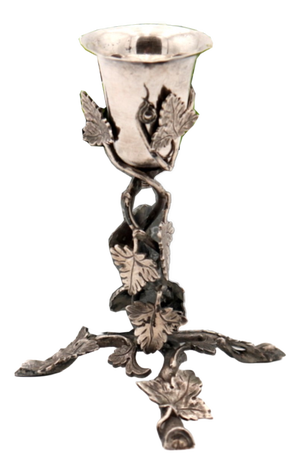 Silver Toothpick Holder with Chalice