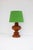 A voluptuous mid-century modern scandinavian dark oak lamp, crafted in the 1960s by möllers armatur, eskilstuna, sweden....