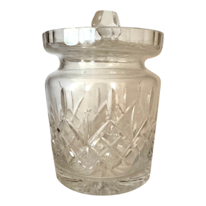 Waterford Crystal (?) Biscuit or Candy Jar in Lismore Pattern Vintage