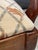 Antique Rustic Office Chair in Cherrywood and Fabric, 1950s For Sale - Image 16 of 18