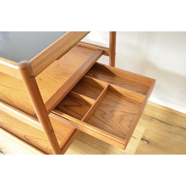 1970s Scandinavian Teak Serving Cart from Dyrlund, 1970s For Sale - Image 5 of 18
