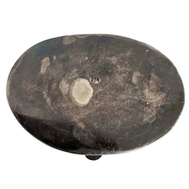 Antique Chinese Blue and White Porcelain Trinket/Rouge Box For Sale - Image 9 of 9