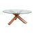 Brown La Rotonda 452 Dining Table in Glass and Wood by Mario Bellini for Cassina For Sale - Image 8 of 10