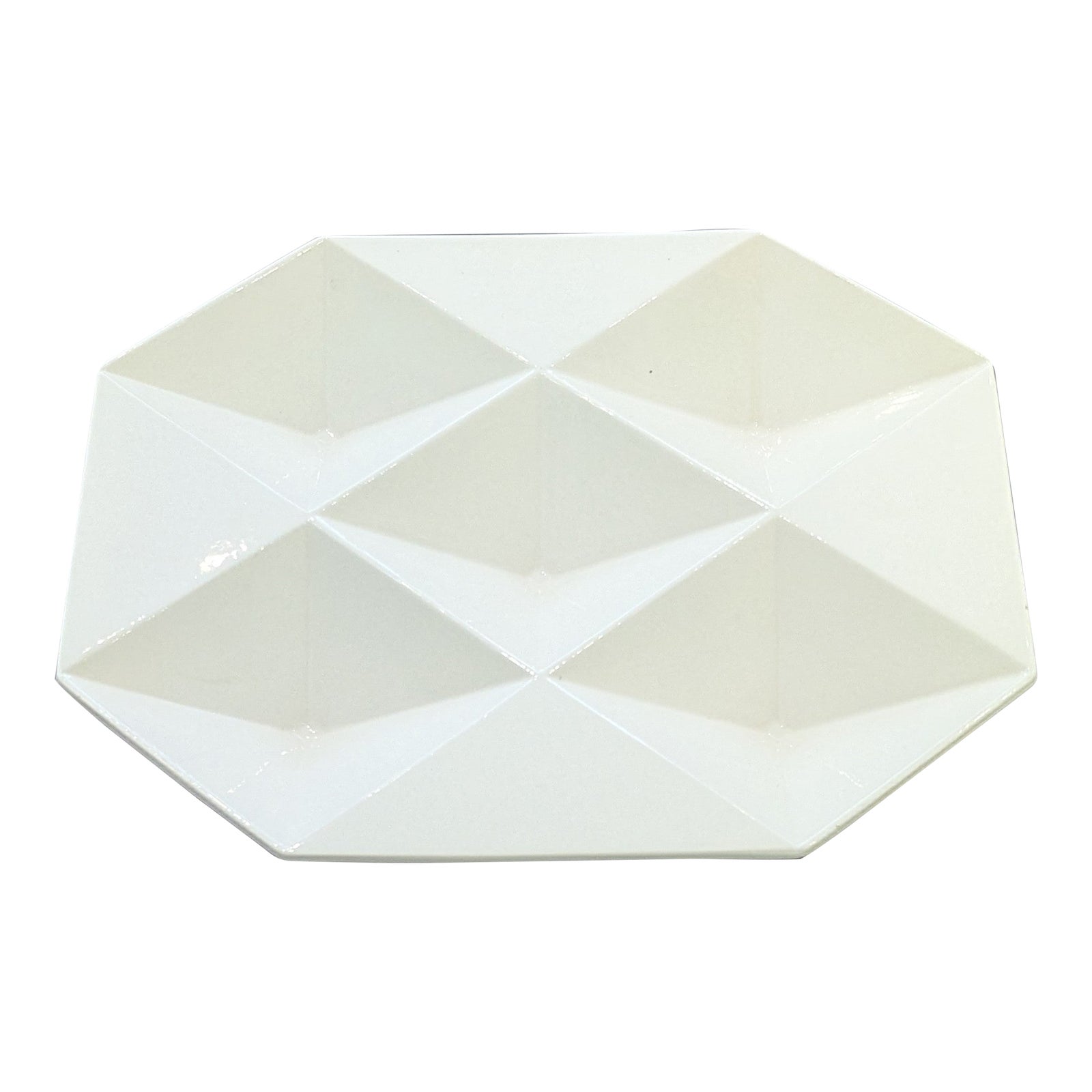 Kaj Franck for Arabia Finland — Vintage Origami White Plate (Mid