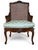 Vintage Louis XV Style Caned Bergère Walnut Chair For Sale - Image 10 of 13