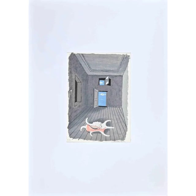 Mysterious Interior is a colored lithograph realized by the artist Roger Chapelain-Midy in 1973. Hand-signed by the artist...