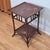 2010s British Colonial Style Rattan & Wicker Square Tiered Side Table For Sale - Image 12 of 12