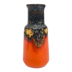 West German “Fat Lava” Studio Pottery Vase, Bauhaus-Inspired, Circa 1960s