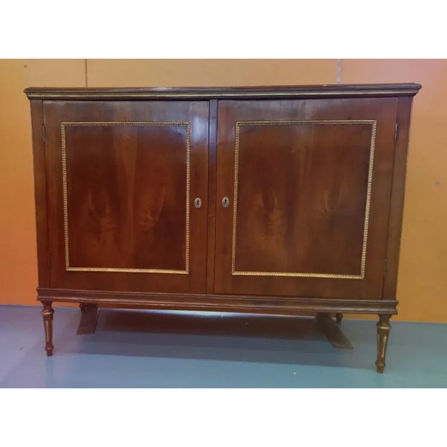 Louis XVI Walnut Credenza For Sale - Image 6 of 6