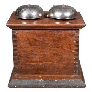 19th C. San Francisco "Pac Tel" Telephone Extension Ringer Box c.1890 For Sale