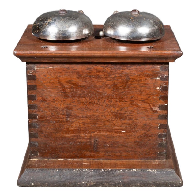 19th C. San Francisco "Pac Tel" Telephone Extension Ringer Box c.1890 For Sale