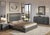 Contemporary Casa Milano Aryan 6-Piece Italian King Bedroom Set With Led Bed For Sale - Image 3 of 6