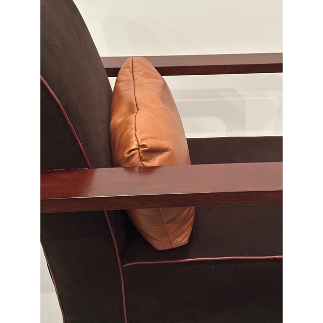 ポロラルフローレン ブラウンレザー アームチェア ポロラルフローレン