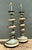 Vintage Italian Gilt Tipped Turned Wood Lamps - Pair For Sale - Image 11 of 17