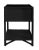 Not Yet Made - Made To Order Olympia One-Drawer Nightstand in Black For Sale - Image 5 of 6