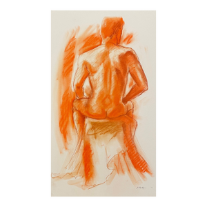 1991 Neil Meitzler Male Seated Nude