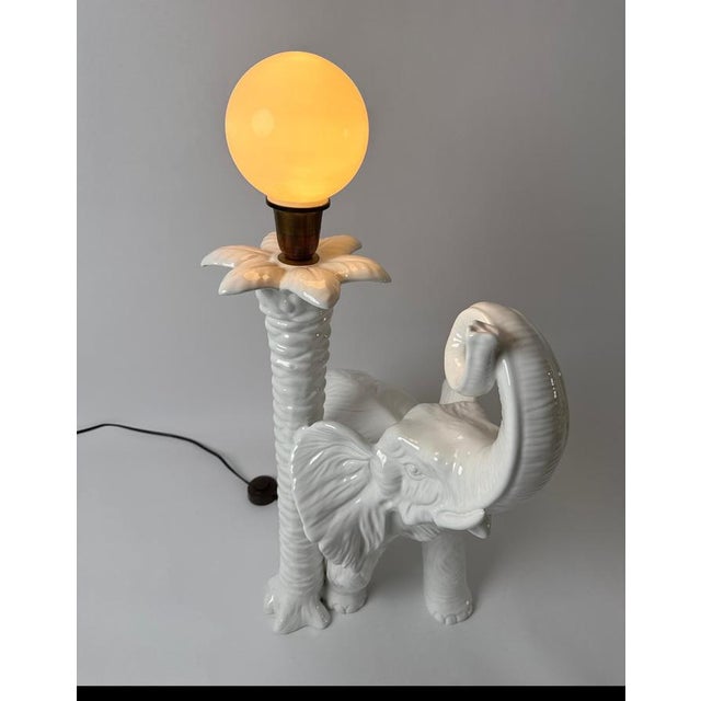 The White Elephant Table or Floor Lamp, Italy, 1970s For Sale - Image 9 of 18