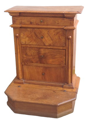 Italian Kneeler in Wood, 1700s
