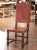19th Century Spanish Oak Dining Chairs With Leather, Set of 8 For Sale - Image 4 of 14