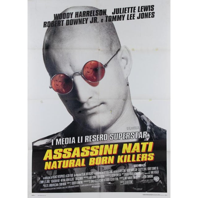 Natural Born Killers Film Poster, Italy, 1994 For Sale - Image 3 of 7
