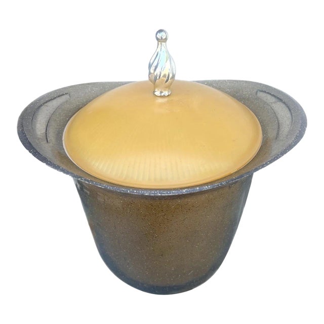 1960’s Gold Glitter Ice Bucket For Sale