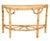 Bamboo Demilune Hall Table For Sale - Image 10 of 10