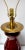 Brass Pair of 21st Century Brass and Ceramic Burgundy Baluster Lamps For Sale - Image 8 of 10