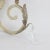 Vintage-Style White and Silver Hollywood Regency-Themed Wrought Iron Wall Lamps - a Pair For Sale - Image 4 of 10