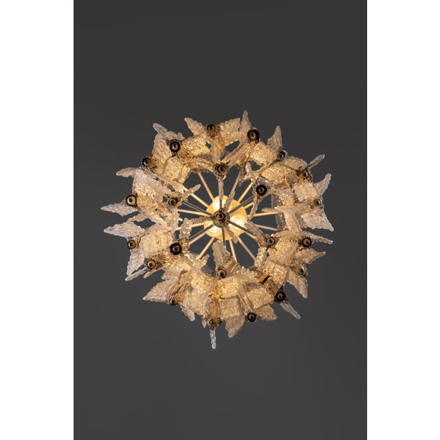 Murano Glass Elica Chandelier by Toni Zuccheri for Venini, 1960s For Sale - Image 9 of 11