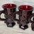Glass Vintage Avon 1876 Cape Cod Ruby Red Pedestal Mugs – Set of 4 For Sale - Image 7 of 7