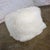 Late 20th to Early 21st Century Modern Square Ottoman or Pouf With White Mongolian Sheepskin For Sale - Image 4 of 18